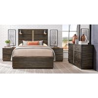 Valley Creek Brown 5 Pc King Panel Bedroom