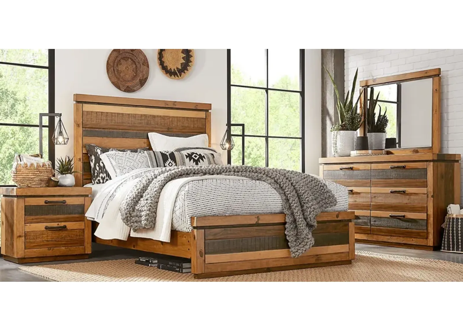 Westover Hills Brown 5 Pc King Panel Bedroom