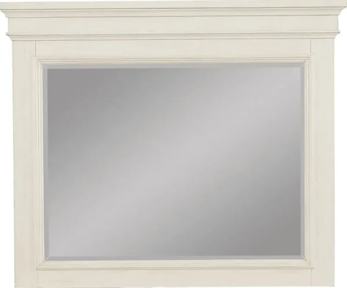 Lake Town Off-White Mirror