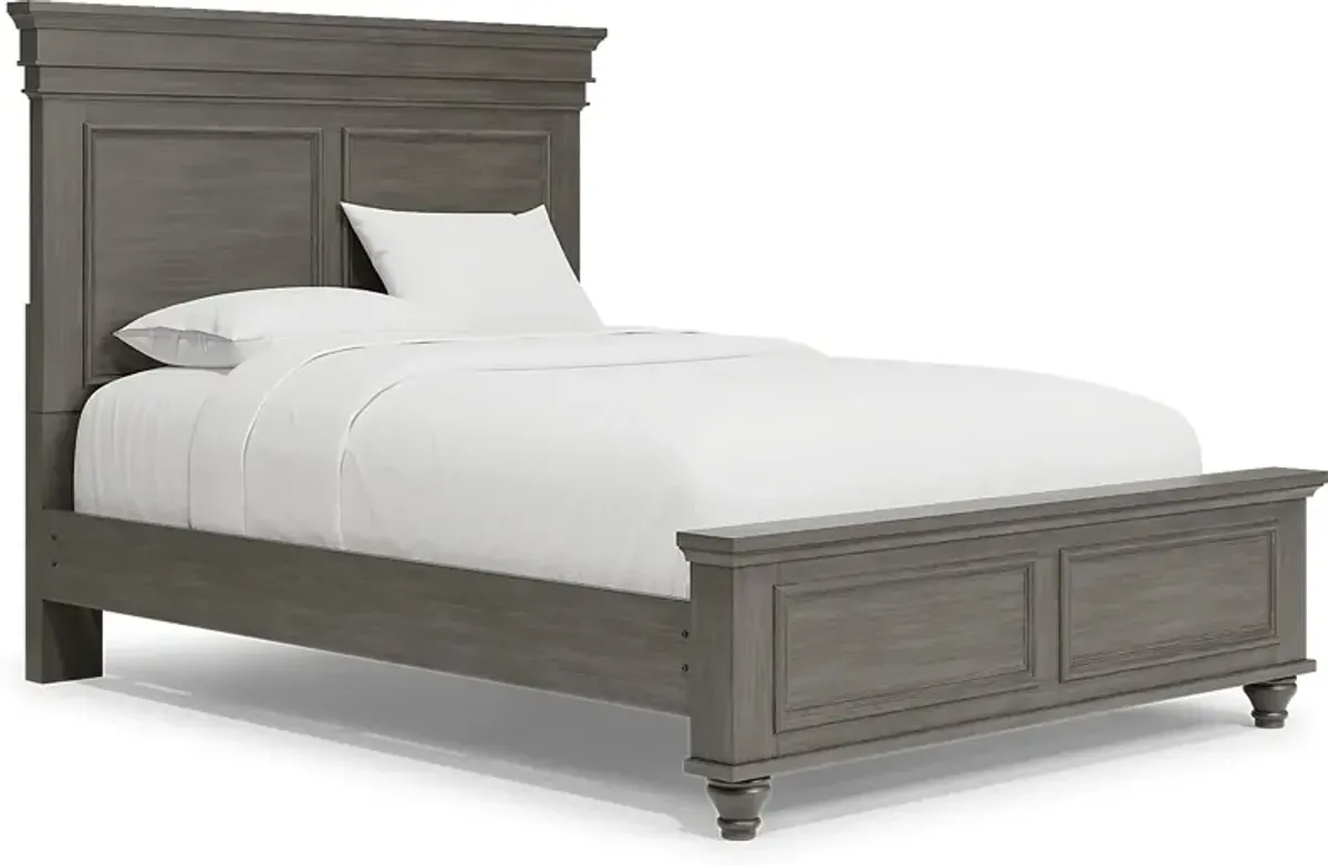 Lake Town Gray 5 Pc King Panel Bedroom