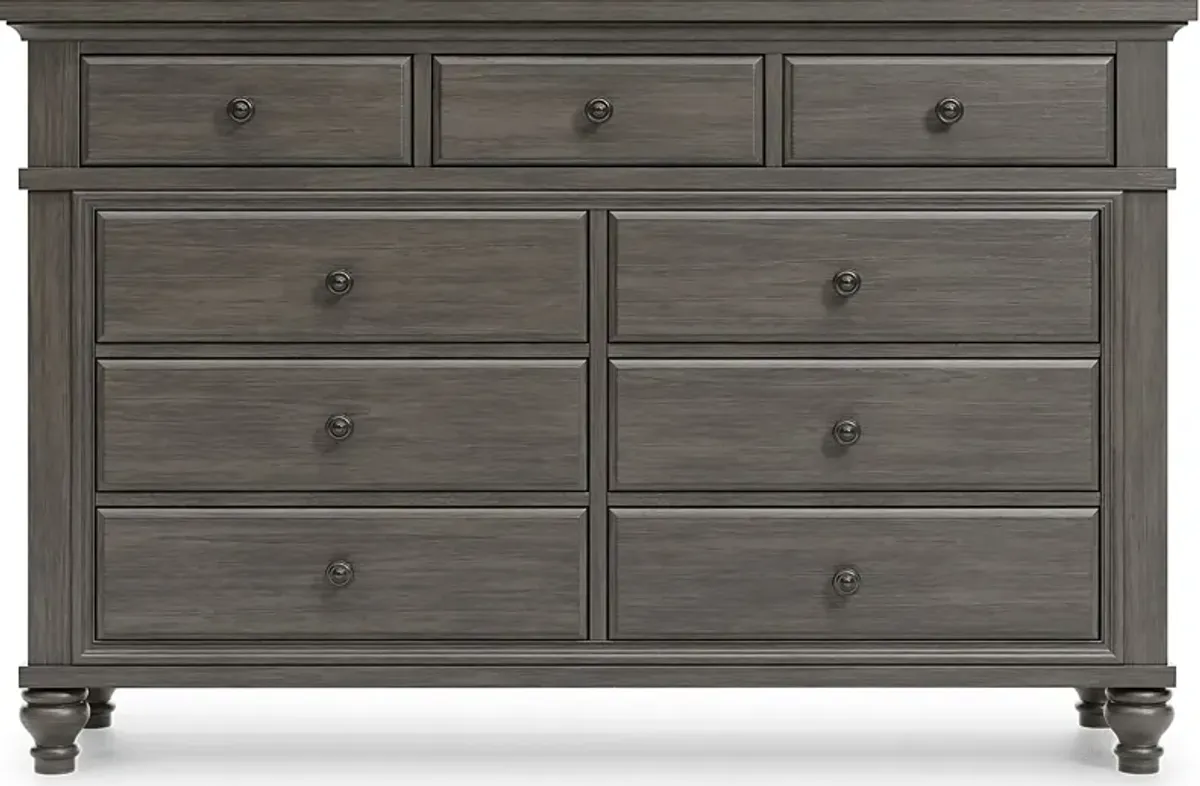 Lake Town Gray 5 Pc King Panel Bedroom