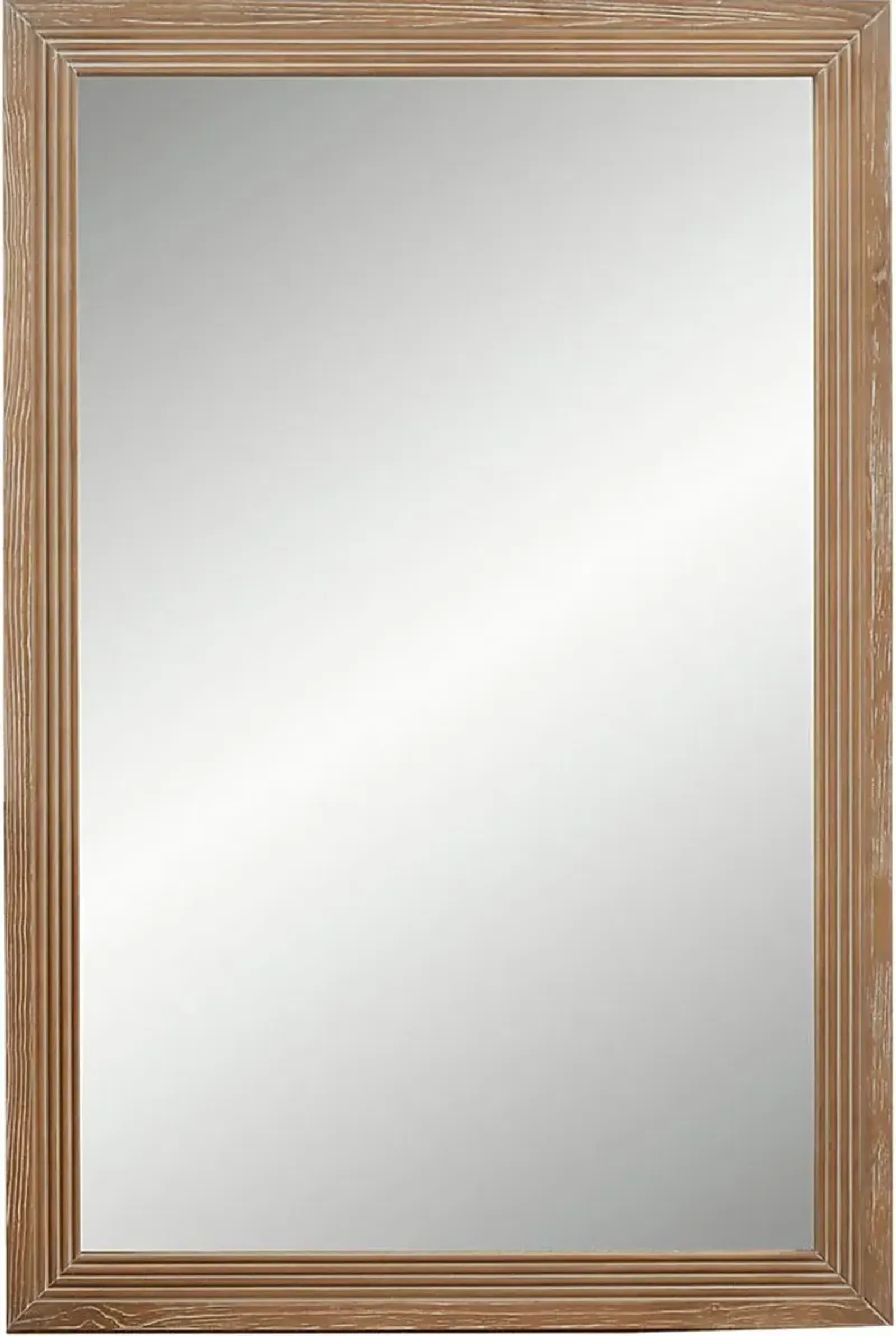 Gardenia Pecan Mirror