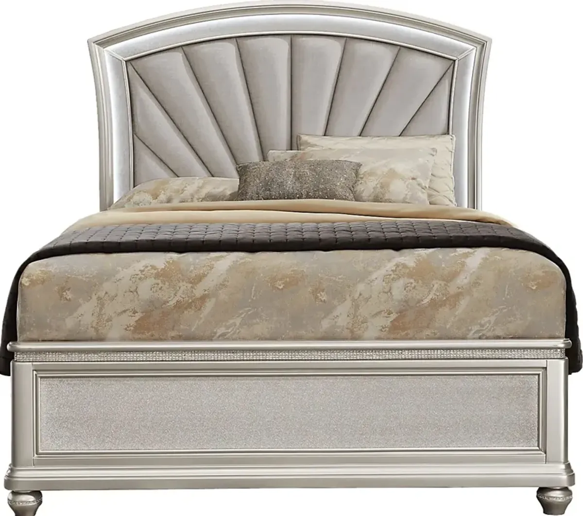 Starlet Lane Silver 5 Pc King Bedroom