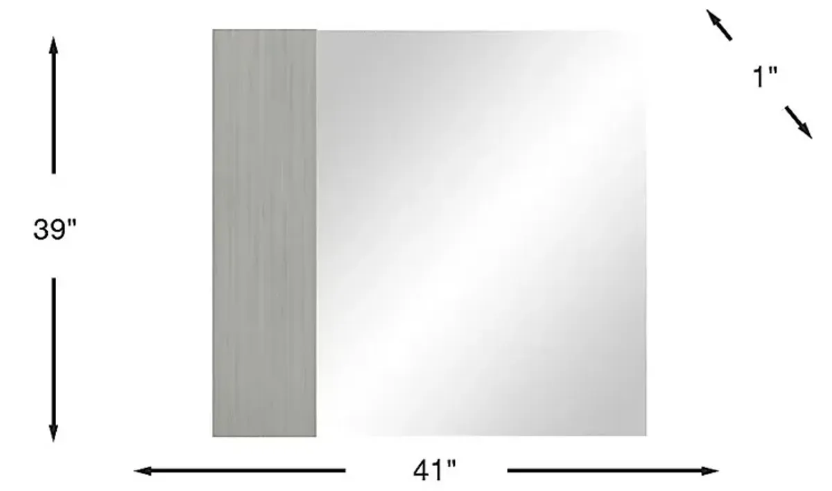 Park Slope Gray Mirror
