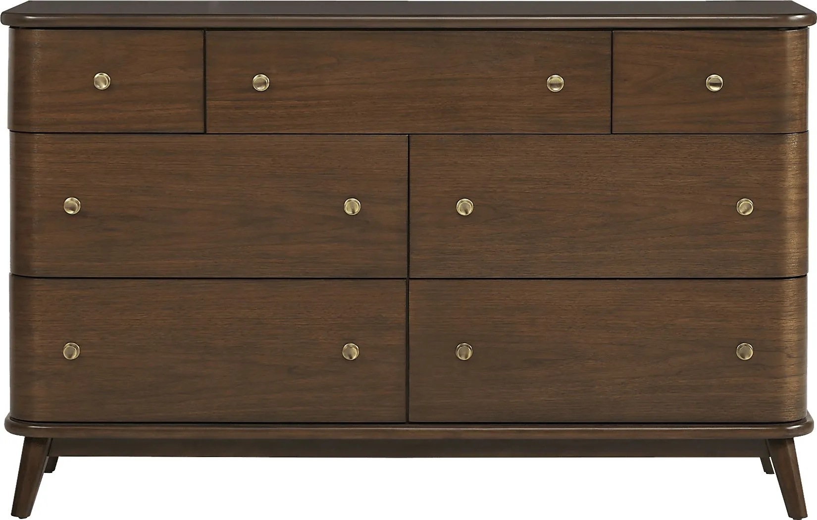 Devon Loft Walnut 5 Pc King Panel Bedroom