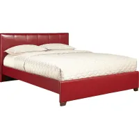 Belfair Red 3 Pc Queen Bed