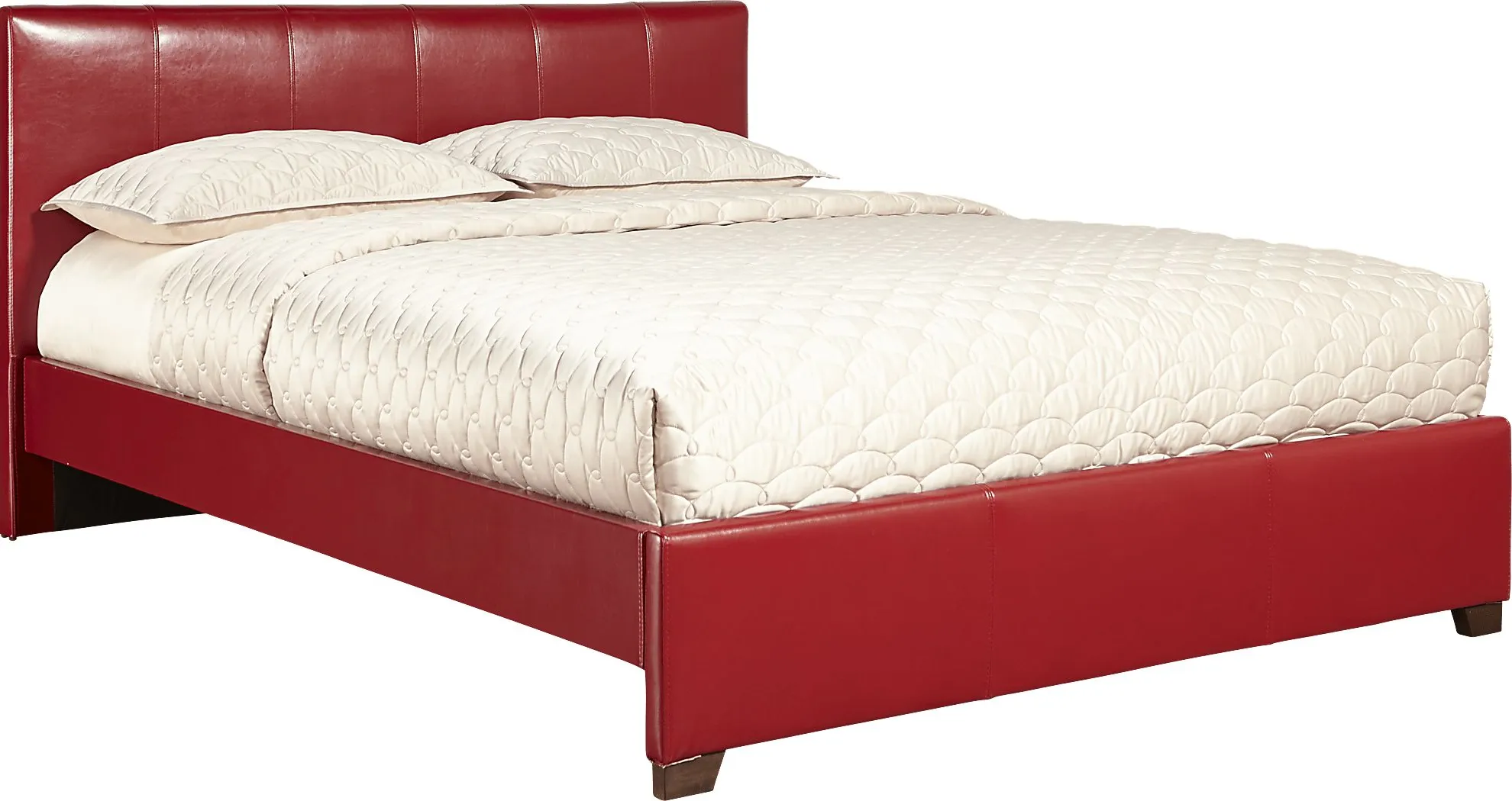 Belfair Red 3 Pc Queen Bed