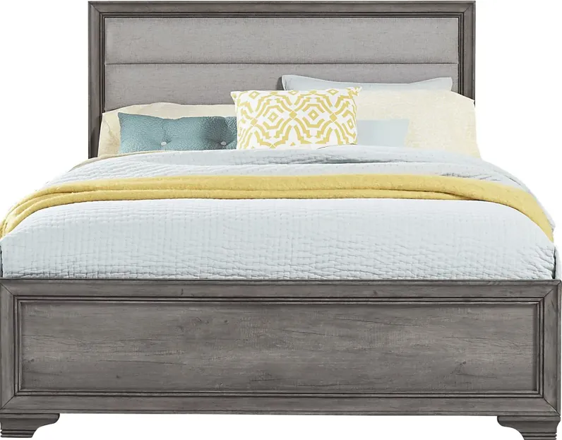 Marlow Gray 3 Pc Queen Panel Bed