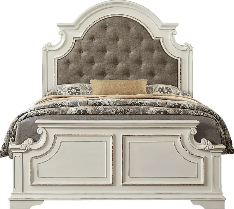 Marien Park White Queen Upholstered Bed