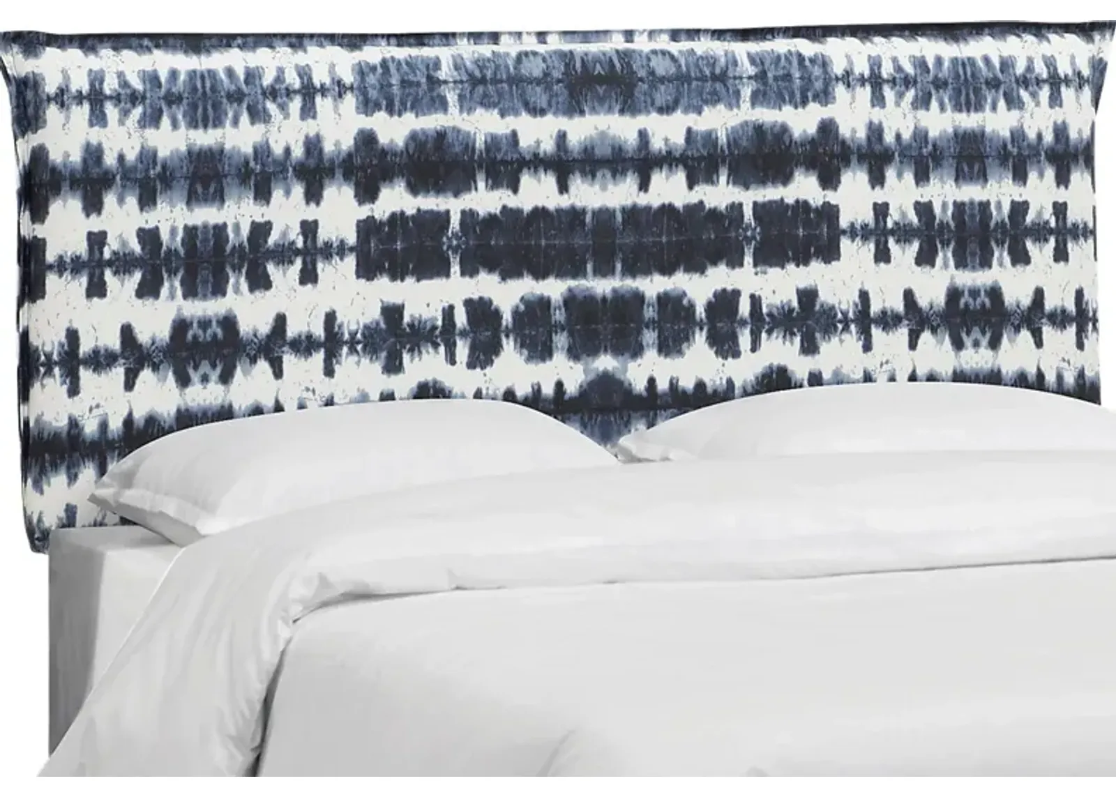 Aravis Navy Queen Upholstered Headboard