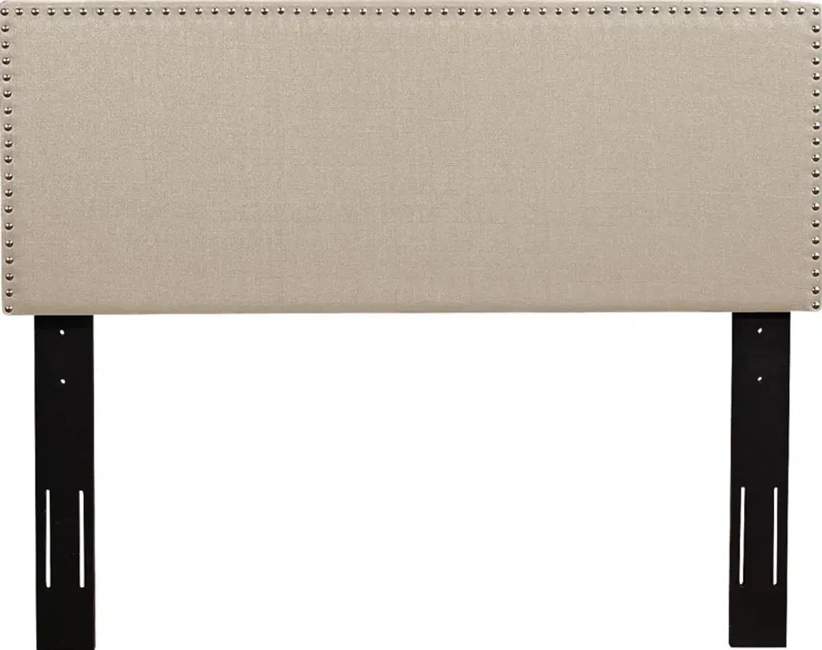 Charnwood Beige Full/Queen Upholstered Headboard