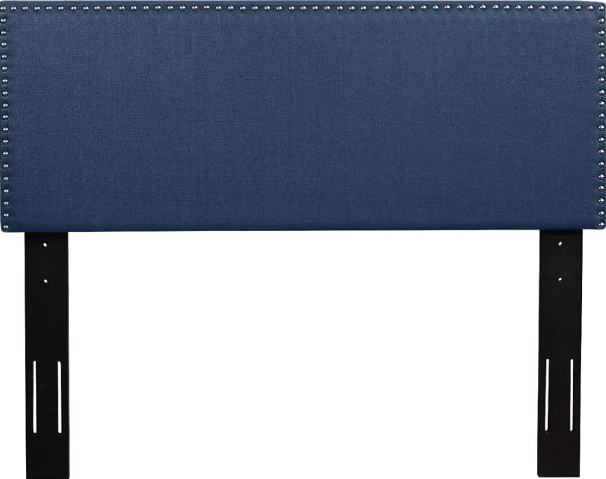Charnwood Blue Full/Queen Upholstered Headboard
