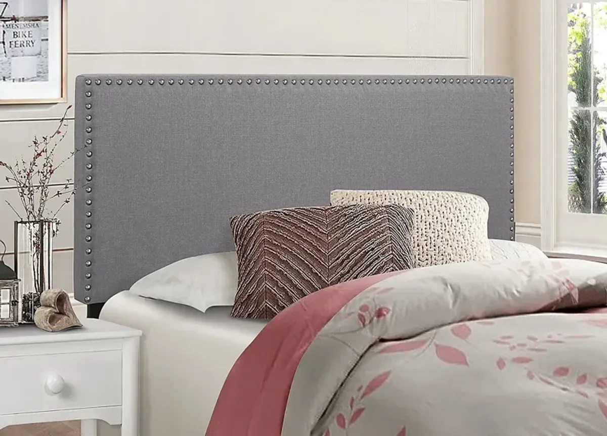 Charnwood Gray Full/Queen Upholstered Headboard