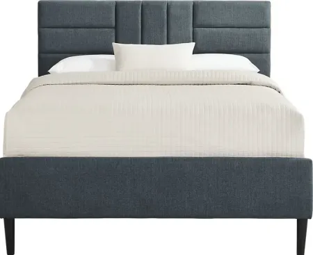 Greystone Heights Blue Queen Bed