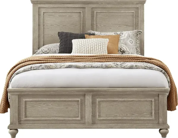 Ridgefield Natural 3 Pc Queen Panel Bed