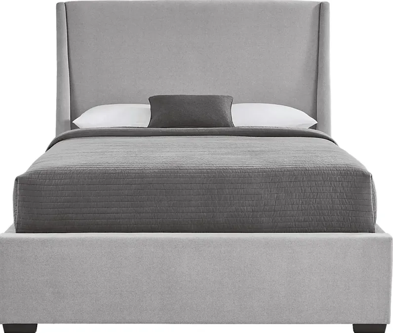 Beaufoy Gray 3 Pc Queen Upholstered Bed