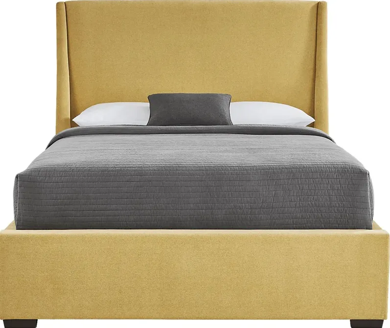 Beaufoy Yellow 3 Pc Queen Upholstered Bed