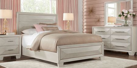 Cambrian Court White 3 Pc Queen Panel Bed