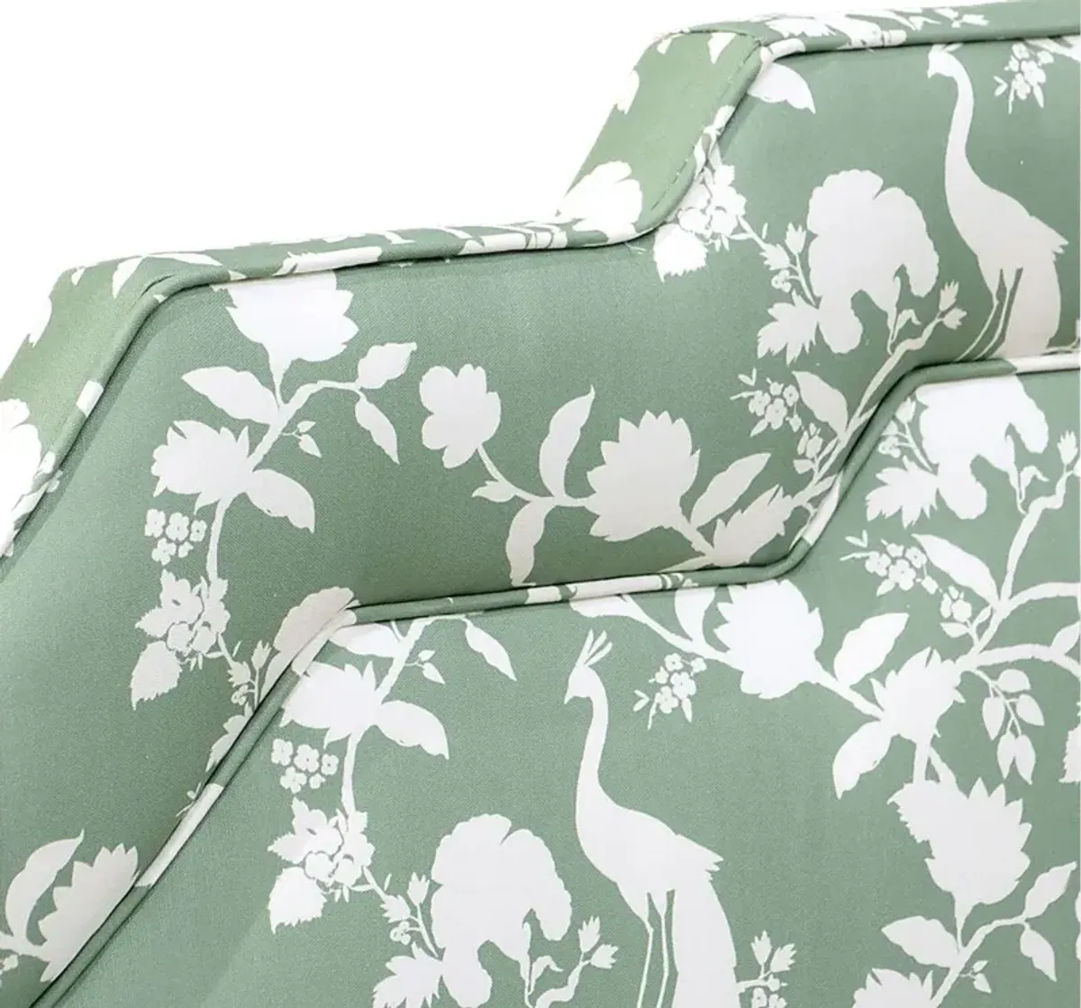 Douro Green Queen Upholstered Headboard