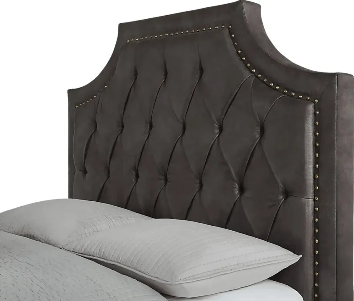 Kerrisdale Brown 3 Pc Queen Upholstered Bed