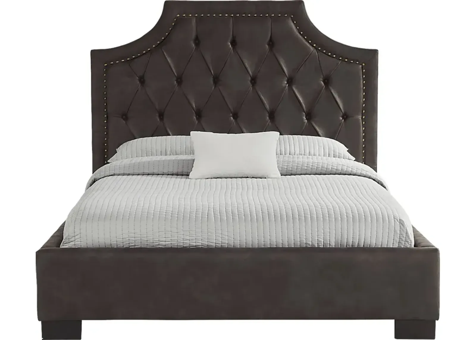 Kerrisdale Brown 3 Pc Queen Upholstered Bed