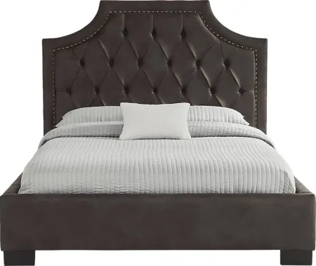 Kerrisdale Brown 3 Pc Upholstered Queen Bed