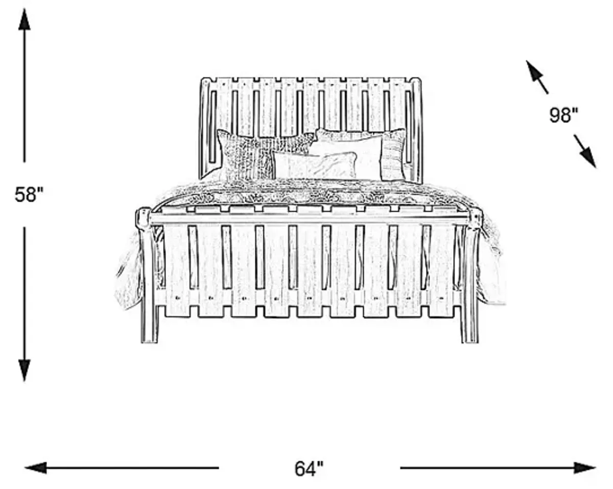 Laurel Hill Espresso 3 Pc Queen Sleigh Bed