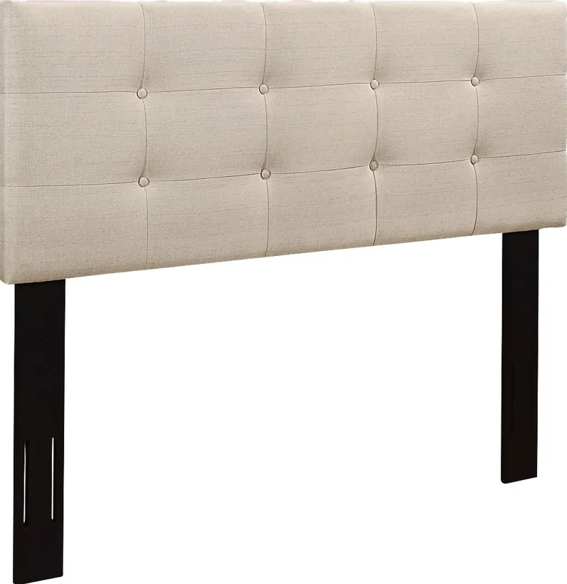 Criswell Beige Full/Queen Upholstered Headboard