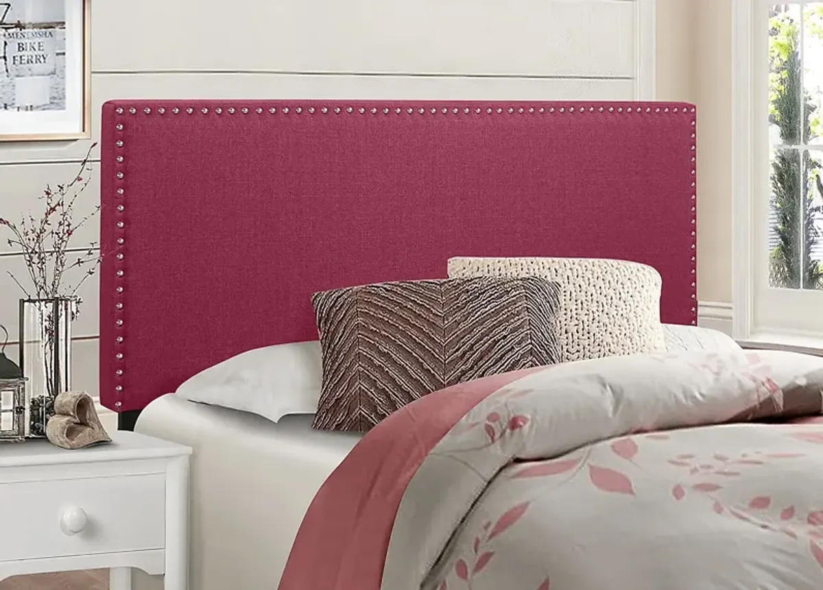 Charnwood Pink Full/Queen Upholstered Headboard