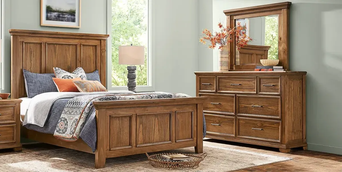 Canyon River Sandstone 3 Pc Queen Panel Bed