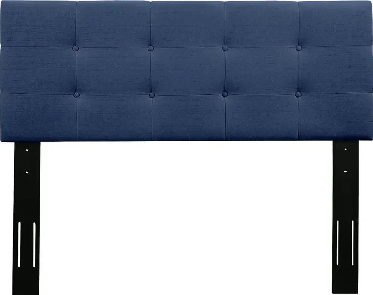 Criswell Blue Full/Queen Upholstered Headboard