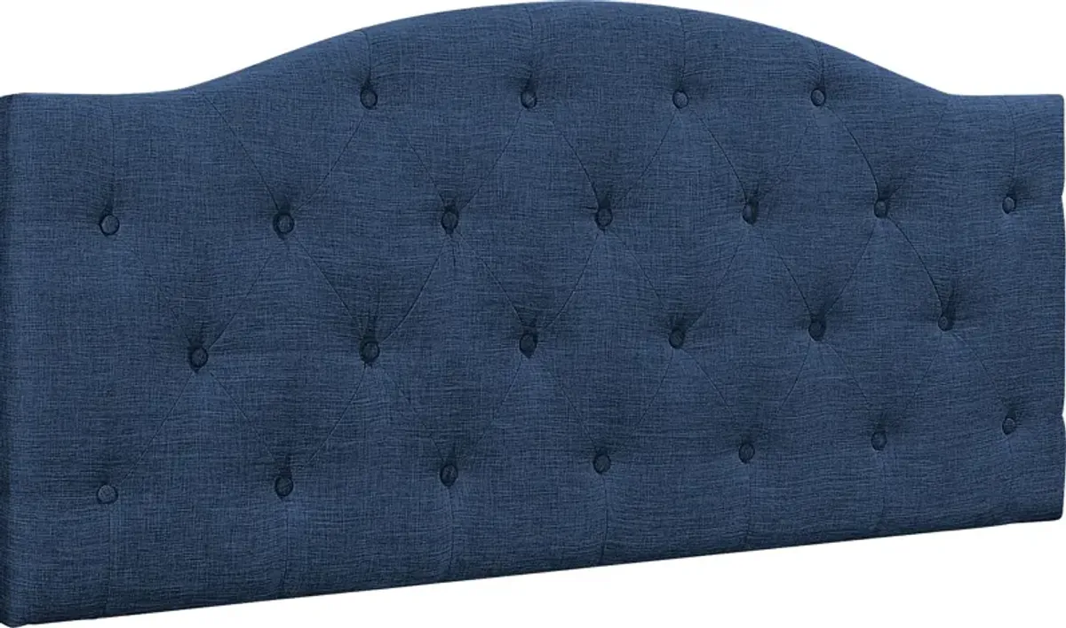 Barnsdale Blue Full/Queen Upholstered Headboard