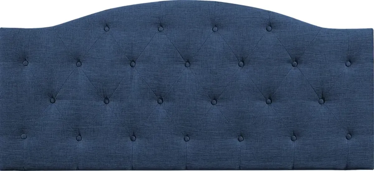 Barnsdale Blue Full/Queen Upholstered Headboard