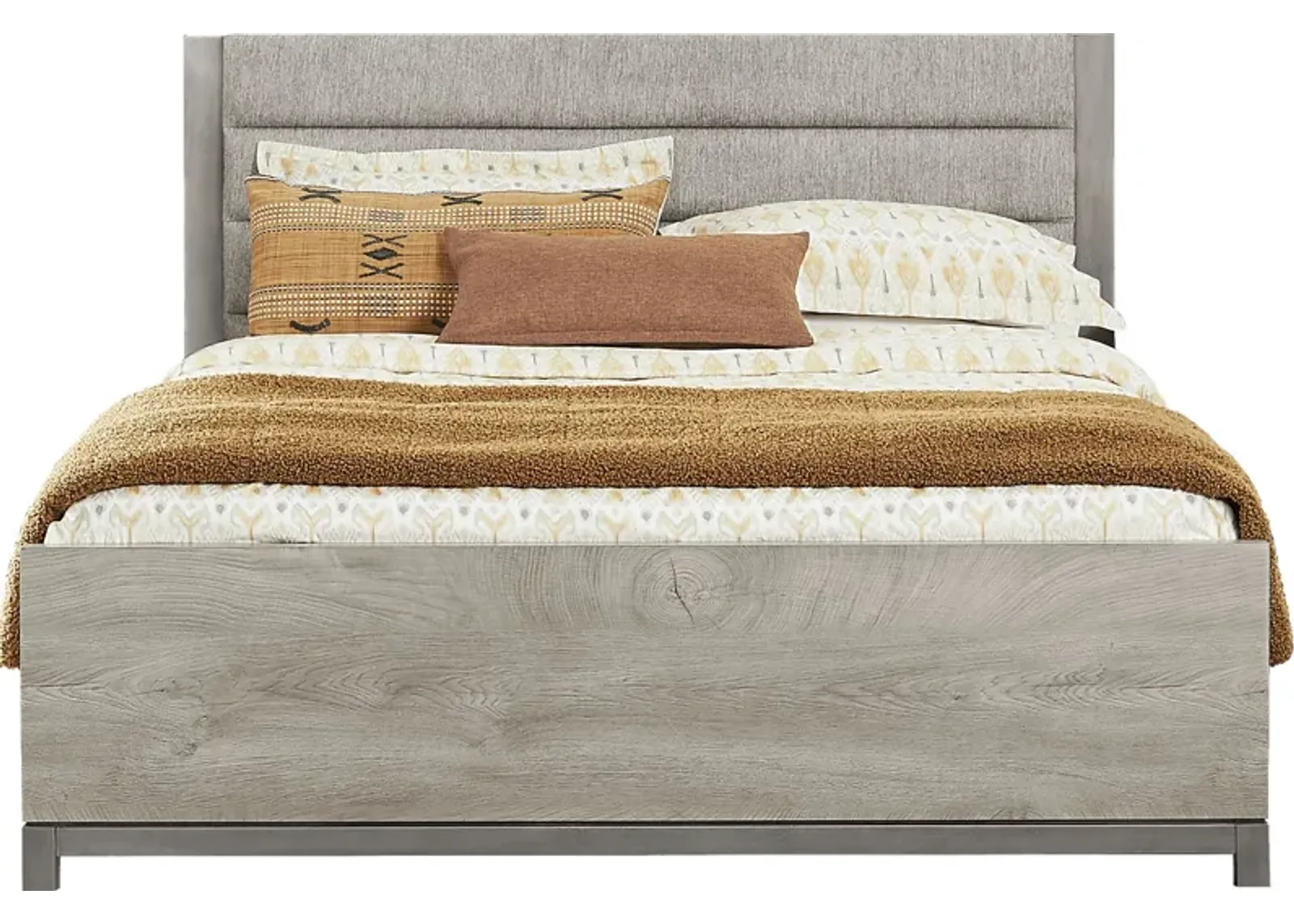 Maxton Place Gray 3 Pc Queen Bed