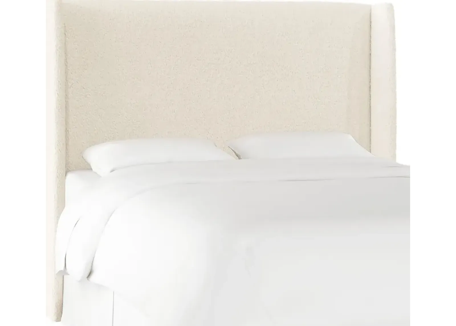 Quinella White Queen Upholstered Headboard