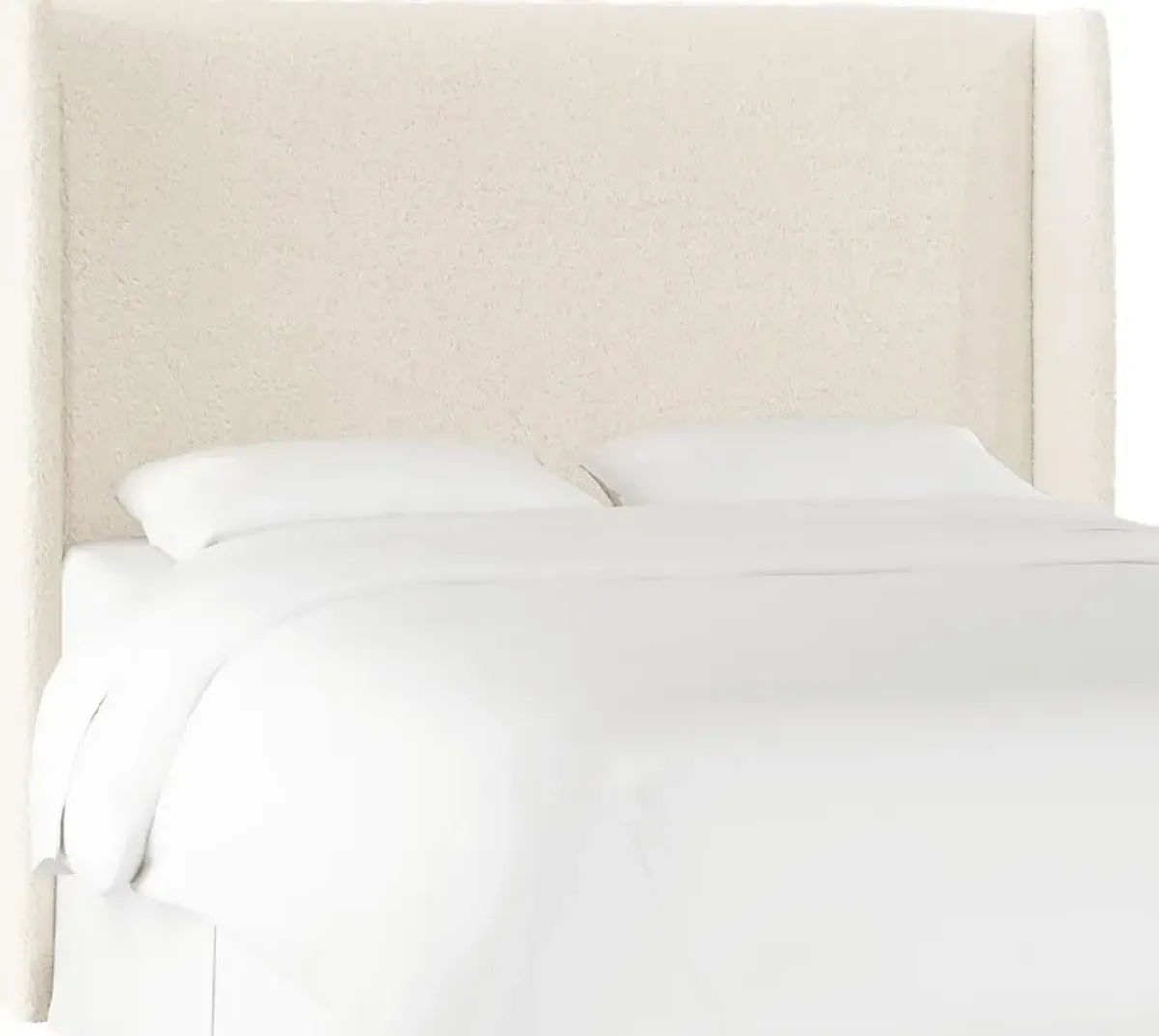 Quinella White Queen Upholstered Headboard