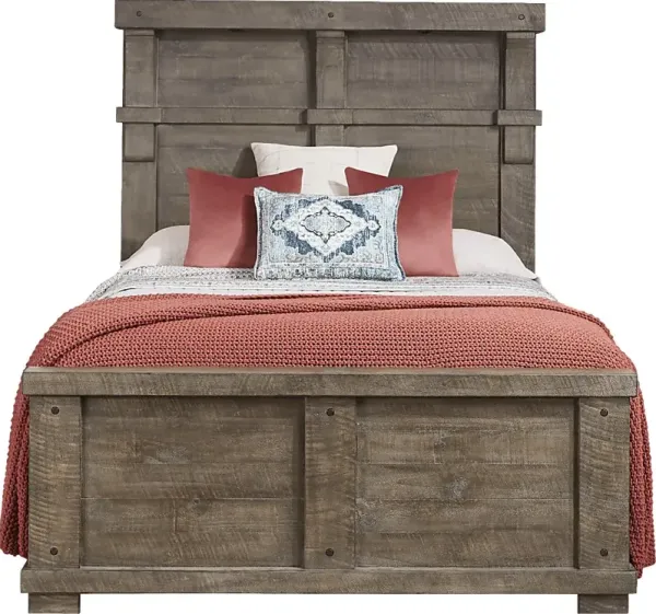 Bretten Crossing Gray 3 Pc Queen Panel Bed