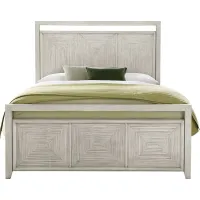 Banbury Landing Oyster 3 Pc Queen Panel Bed