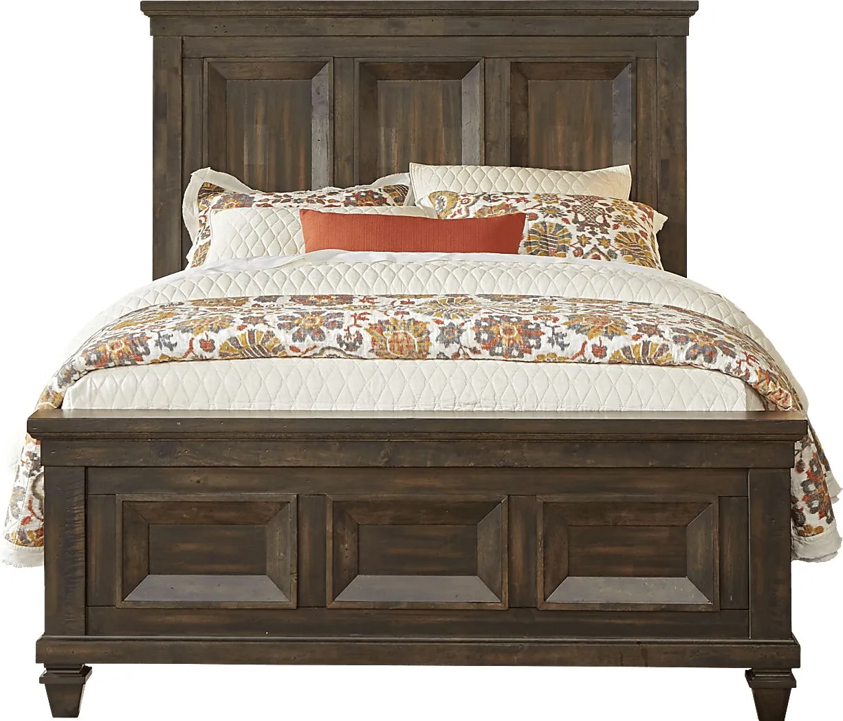 Abbeywood Brown 3 Pc Queen Panel Bed