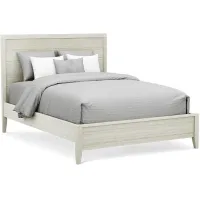 Palm Grove White 3 Pc Queen Panel Bed