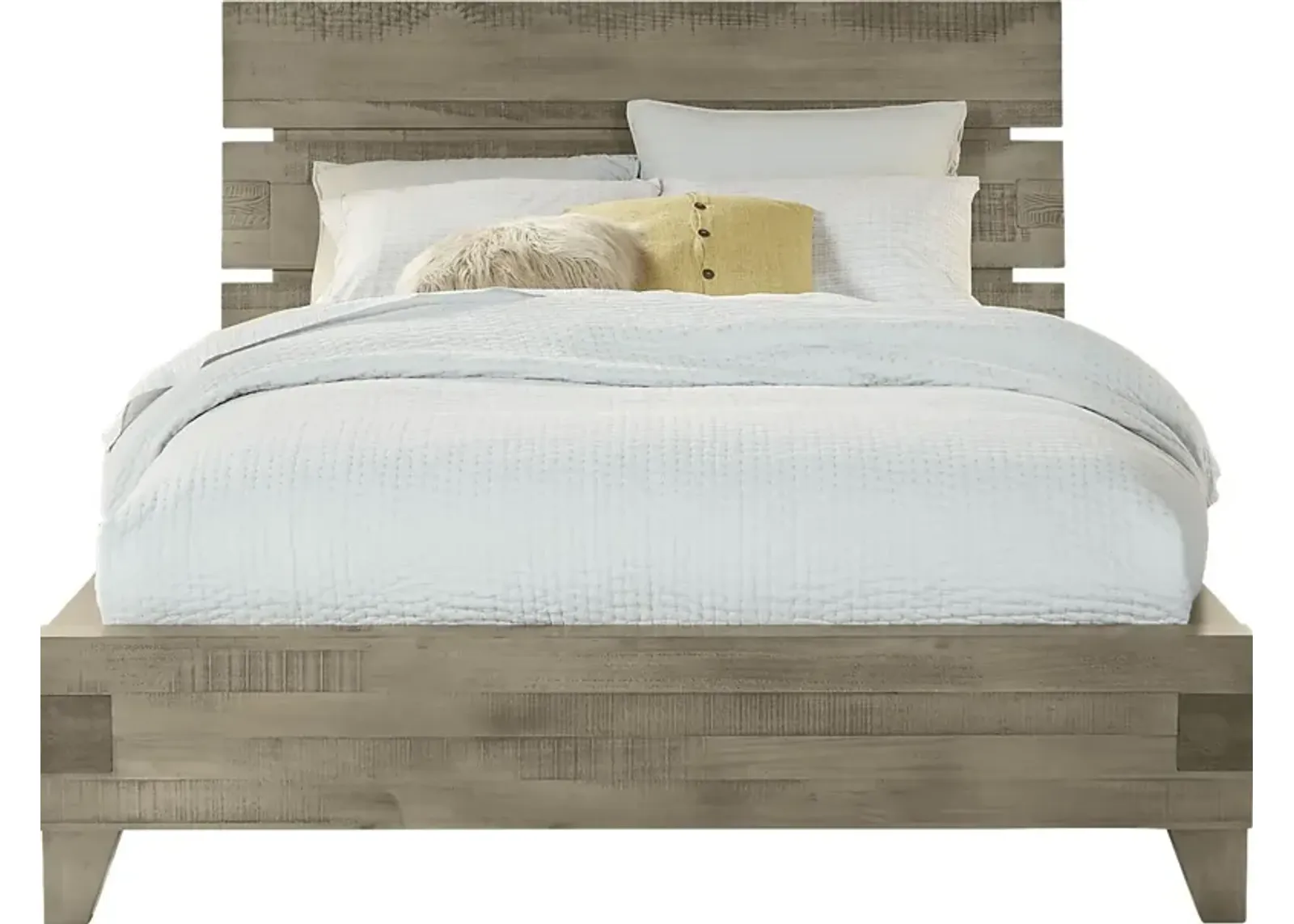 Crestwood Creek Gray 3 Pc Queen Panel Bed