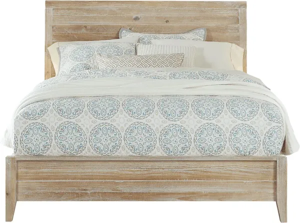 Palm Grove Taffy 3 Pc Queen Panel Bed