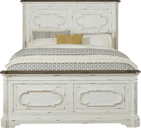 Lindenwood White 3 Pc Queen Panel Bed