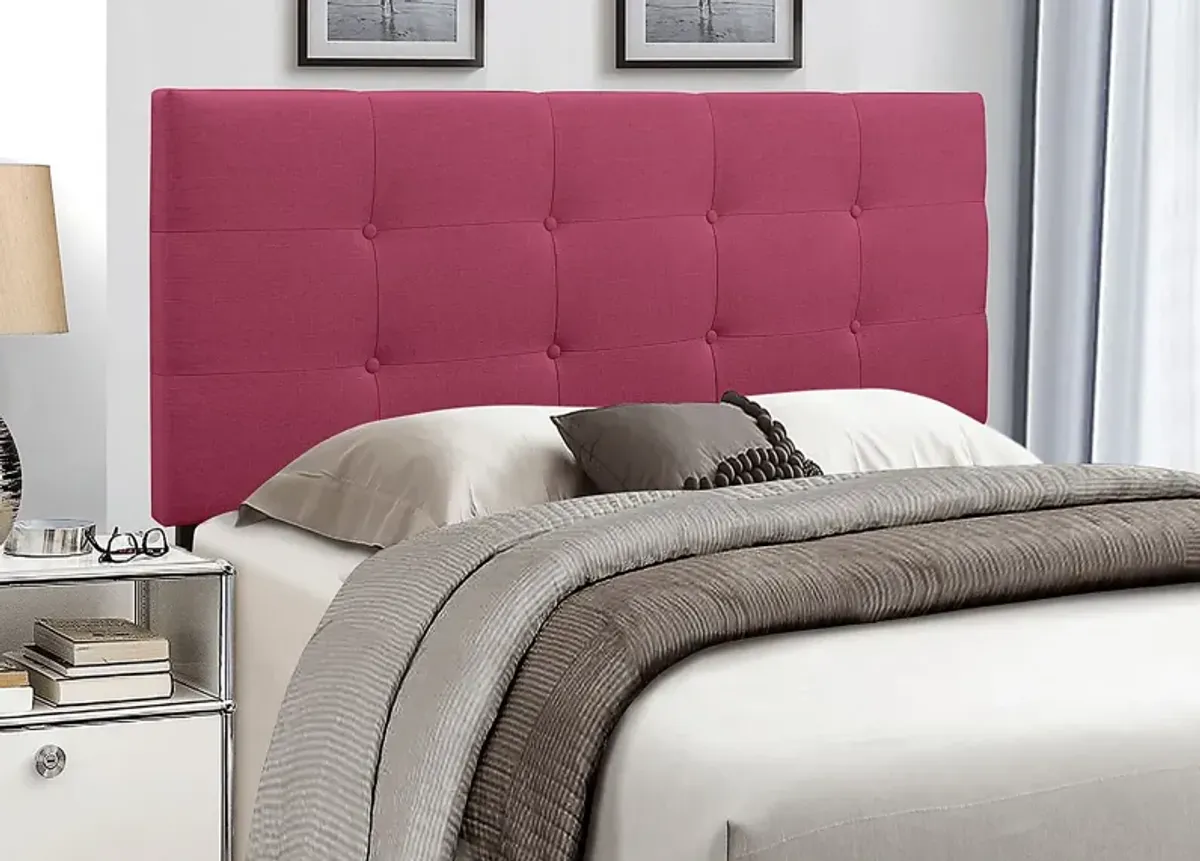 Criswell Pink Full/Queen Upholstered Headboard