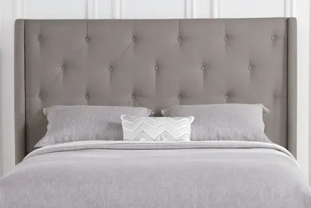 Alison Gray 3 Pc Queen Upholstered Bed