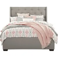 Alison Gray 3 Pc Queen Upholstered Bed