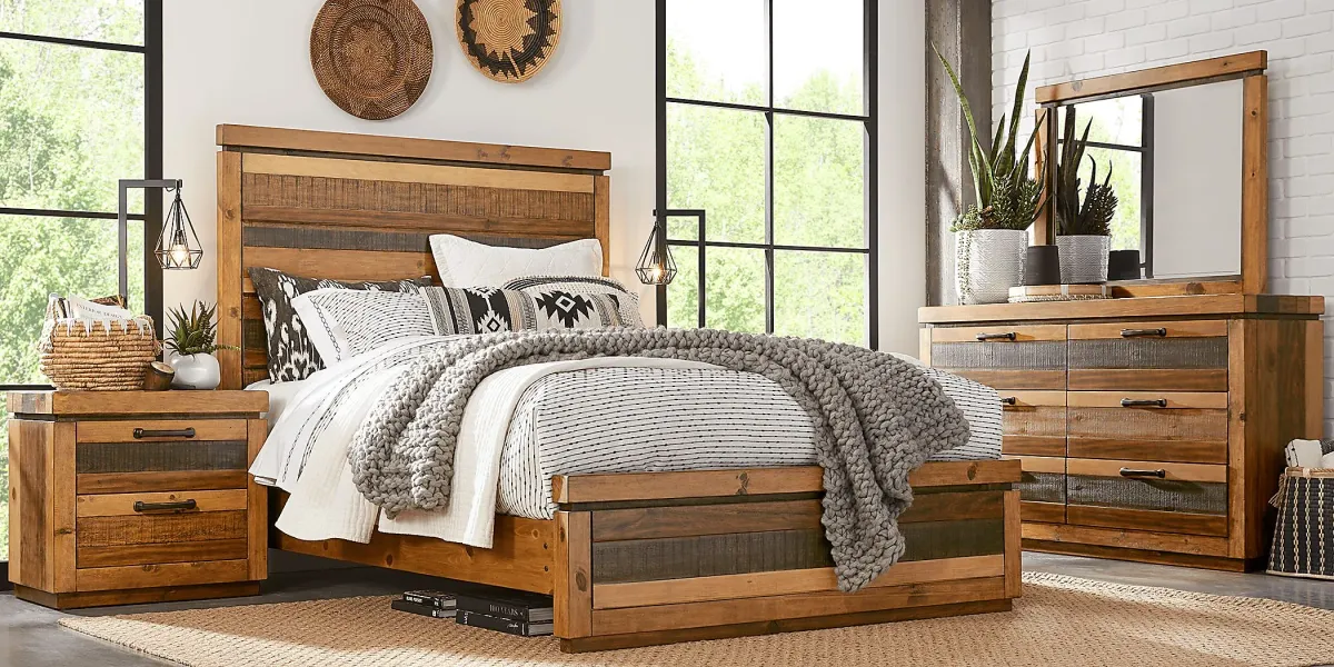 Westover Hills Brown 3 Pc Queen Panel Bed