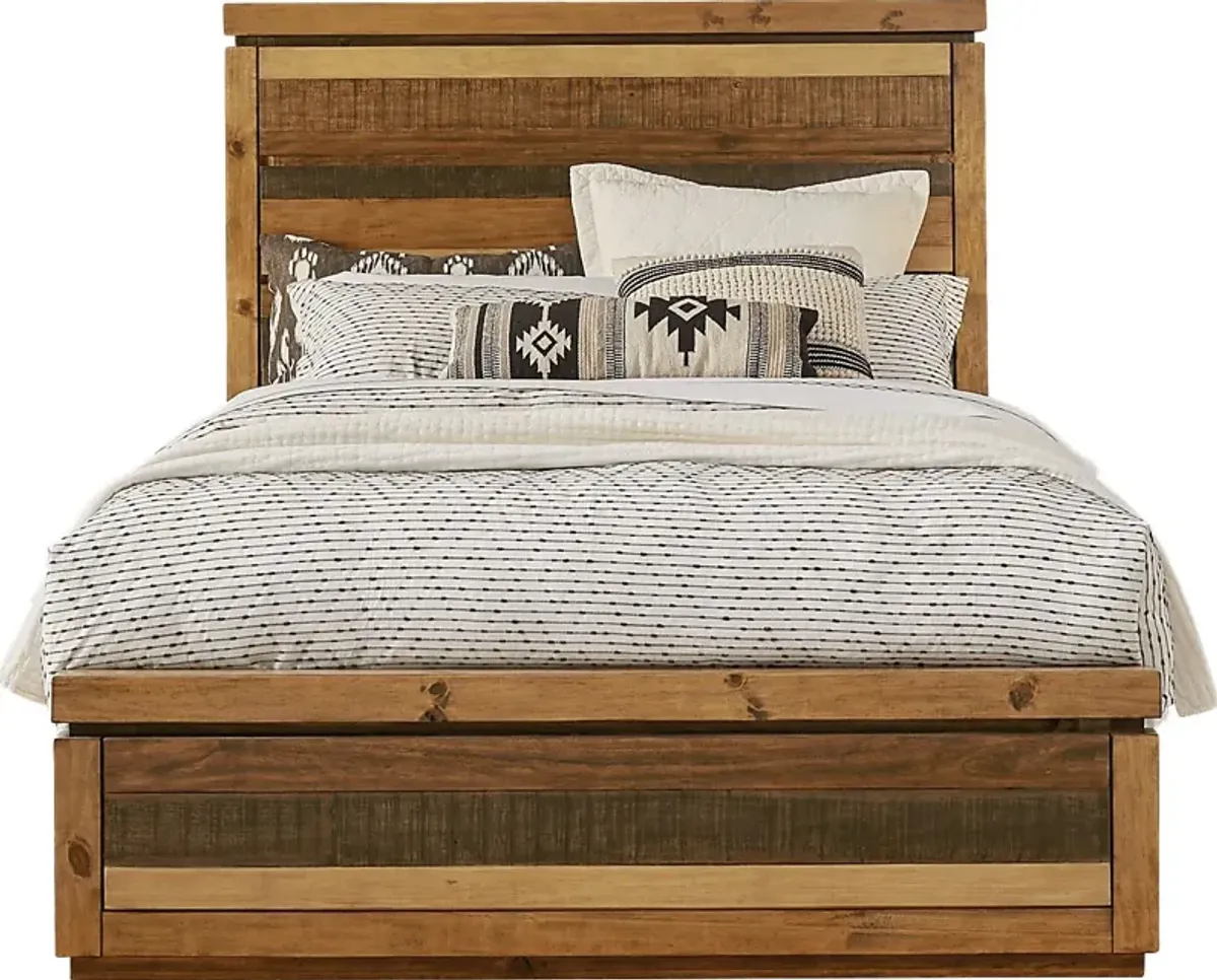 Westover Hills Brown 3 Pc Queen Panel Bed