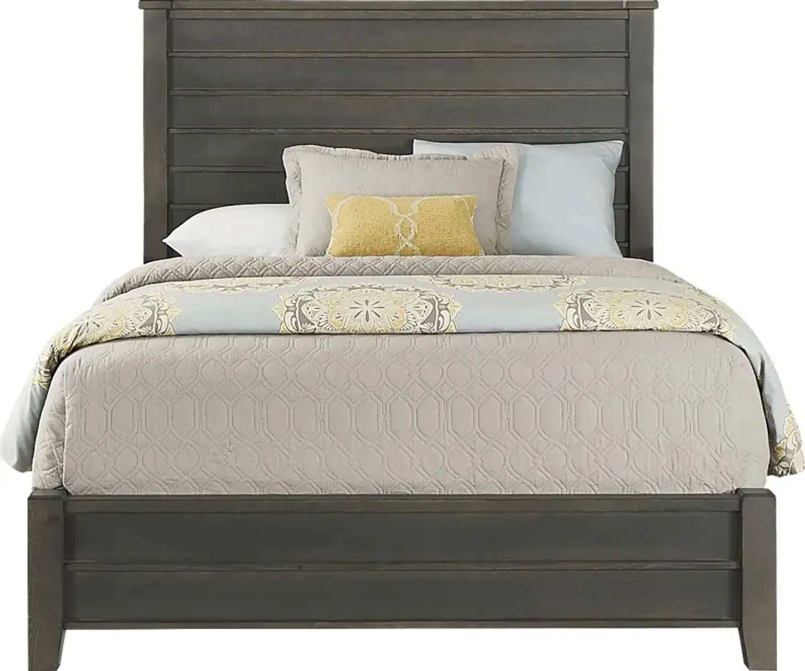 Darby Brook Dark Gray 3 Pc Queen Bed