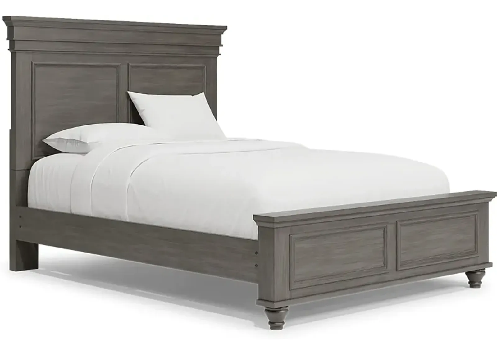 Lake Town Gray 3 Pc Queen Panel Bed